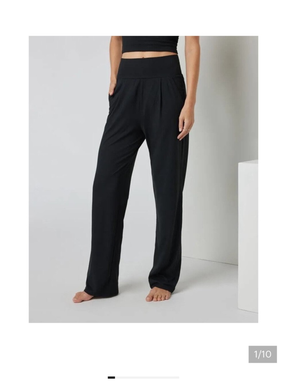 Vuori Lux at Ease Black Pants Small